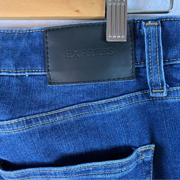Express Womens Bootcut Jeans Sz 28 x 28 4 Way Stretch Western Classic - Picture 6 of 13